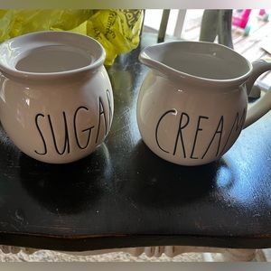 RAE DUNN CREAM AND SUGAR